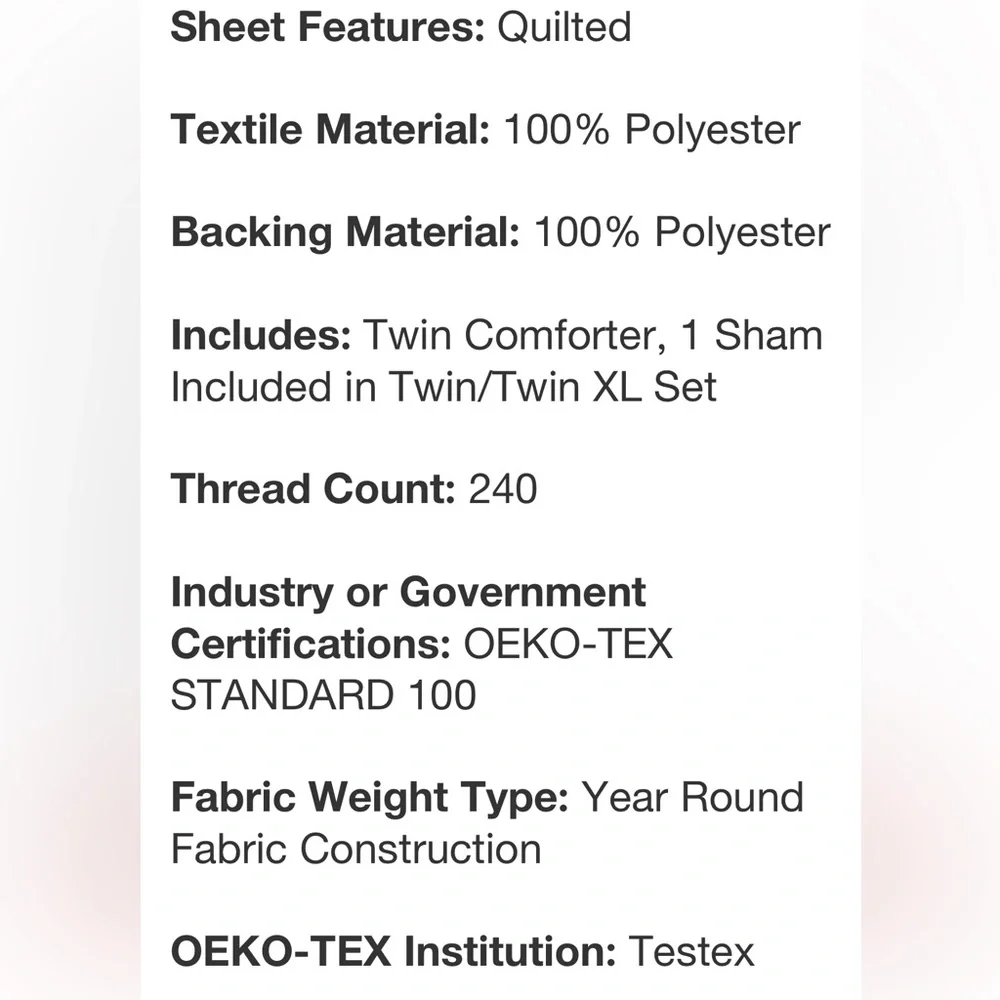 THRESHOLD NWT tufted diamond crinkle comforter & sham set -teal -twin